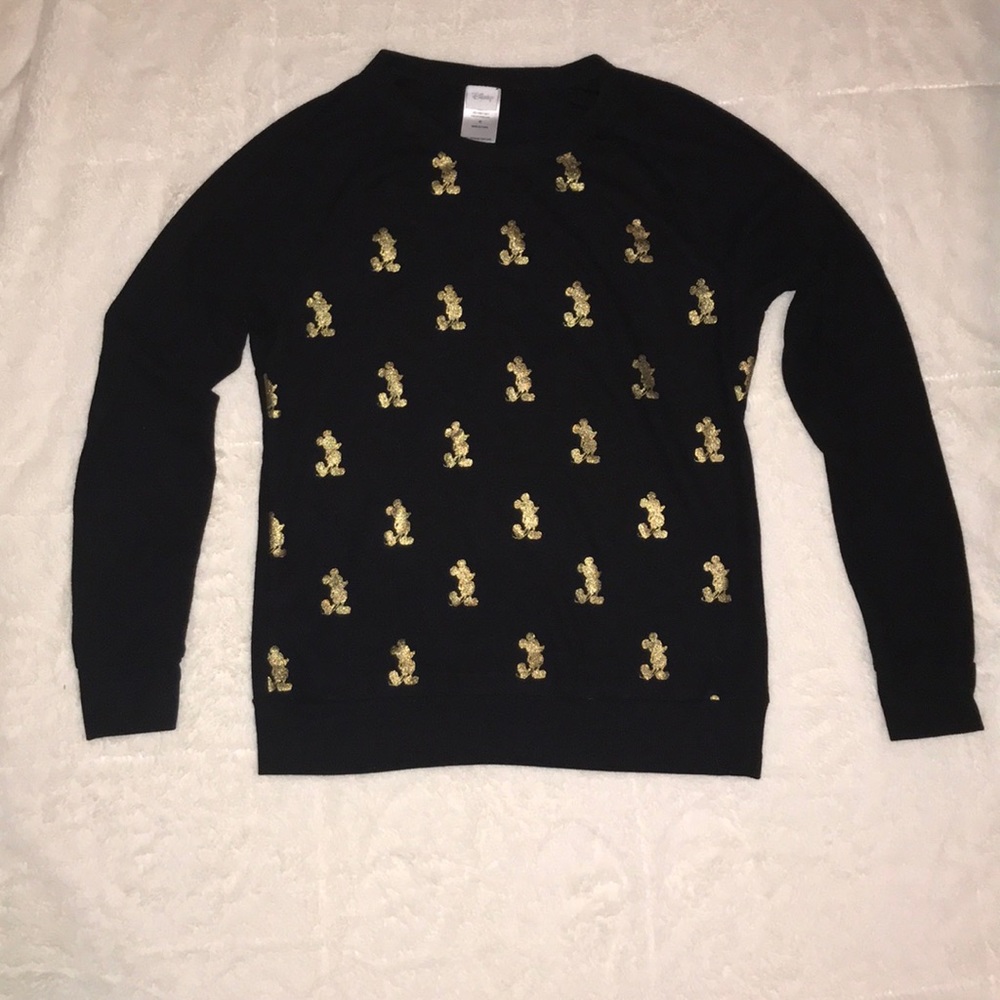 Black Mickey Mouse Disney sweater